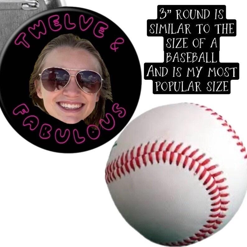 Custom Pinback Button - include words or images or both - 1.25”, 2.25” or 3”