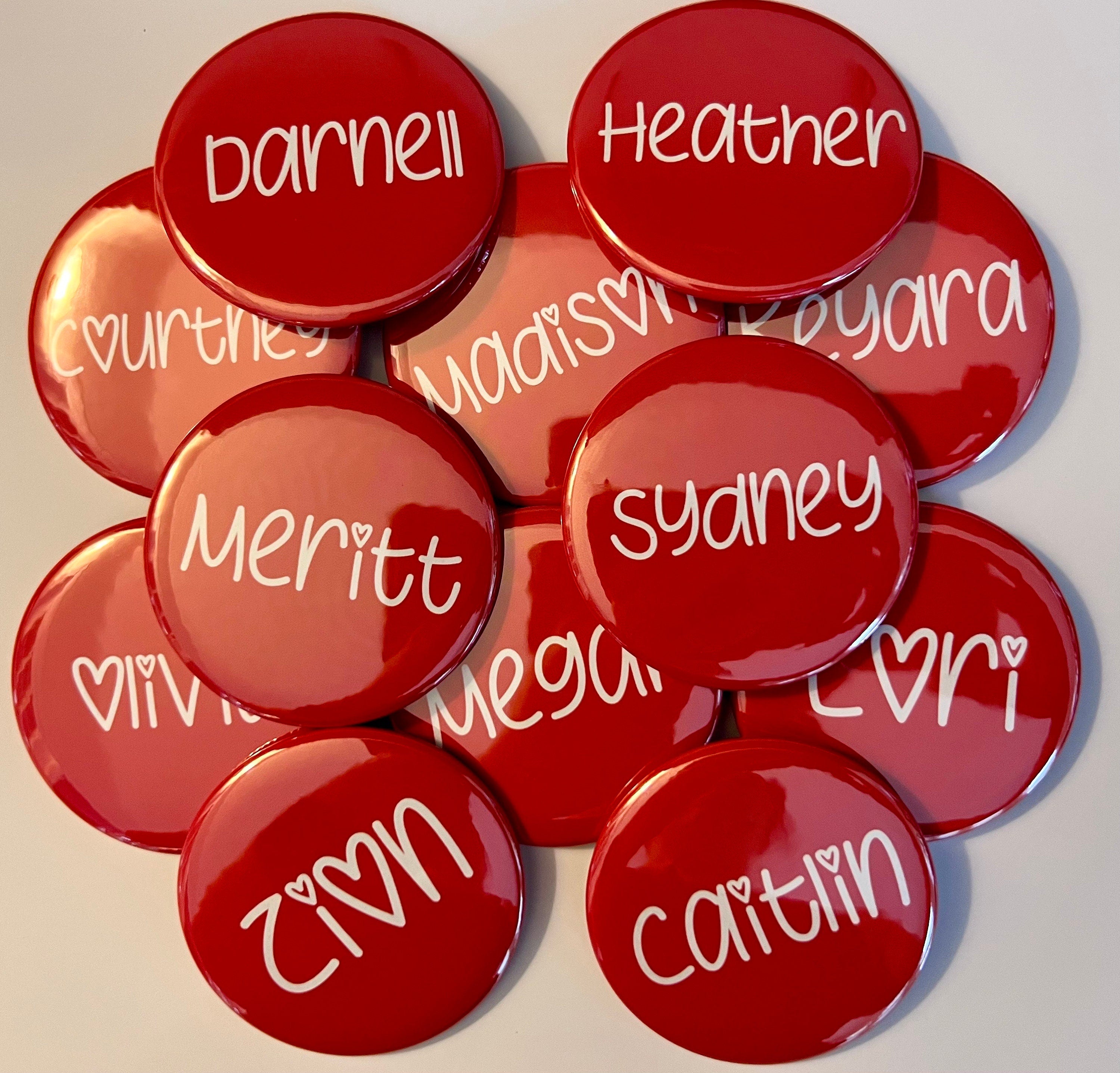 Custom Pinback Buttons Personalized for any Occasion