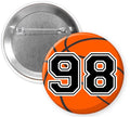 Personalized Sports Team Pinback Button - 2.25” or 3”