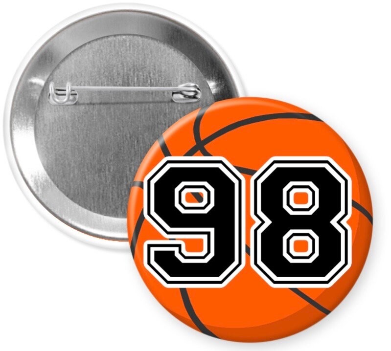 Personalized Sports Team Pinback Button - 2.25” or 3”