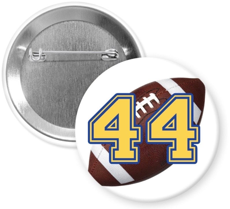 Personalized Sports Team Pinback Button - 2.25” or 3”