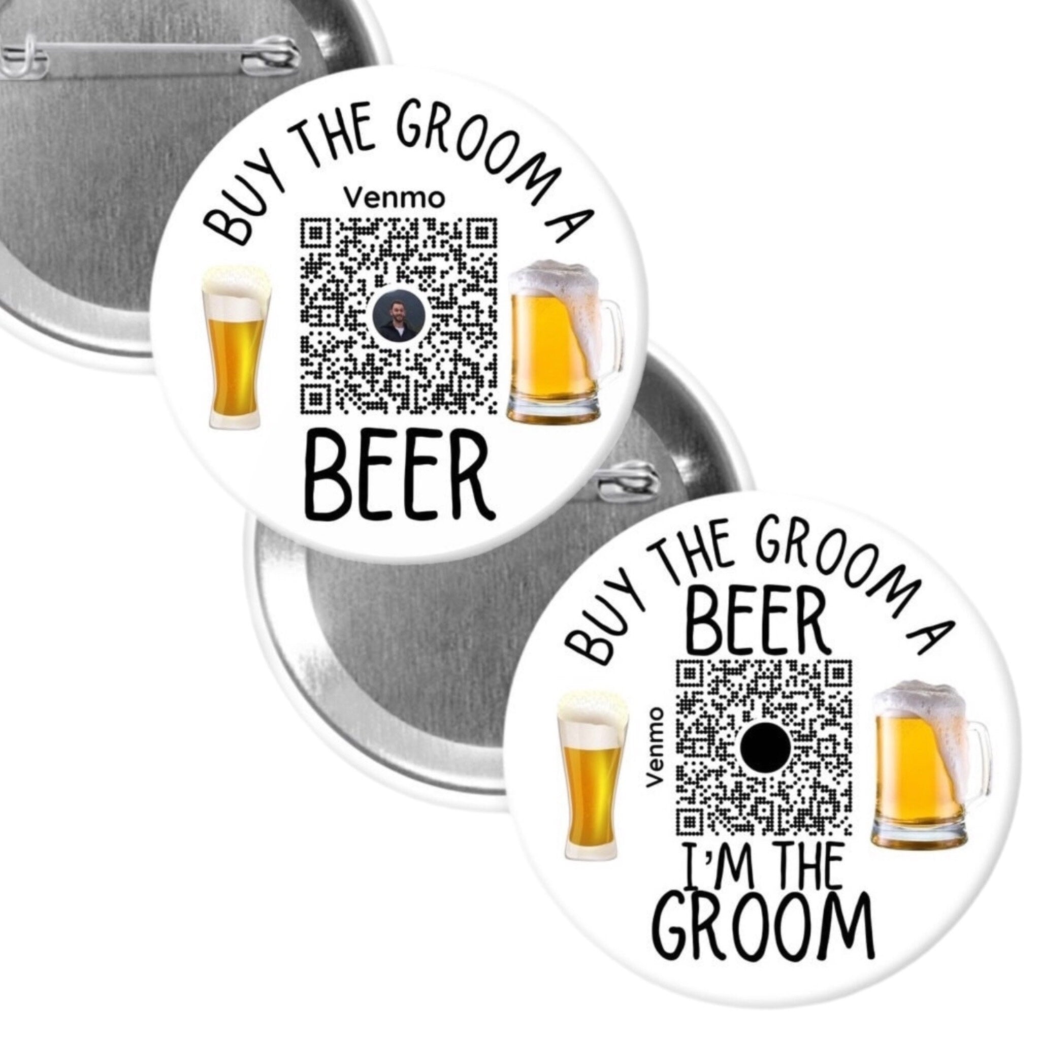 Buy the Bride or Groom a Drink Pinback Buttons - 2.25” or 3”