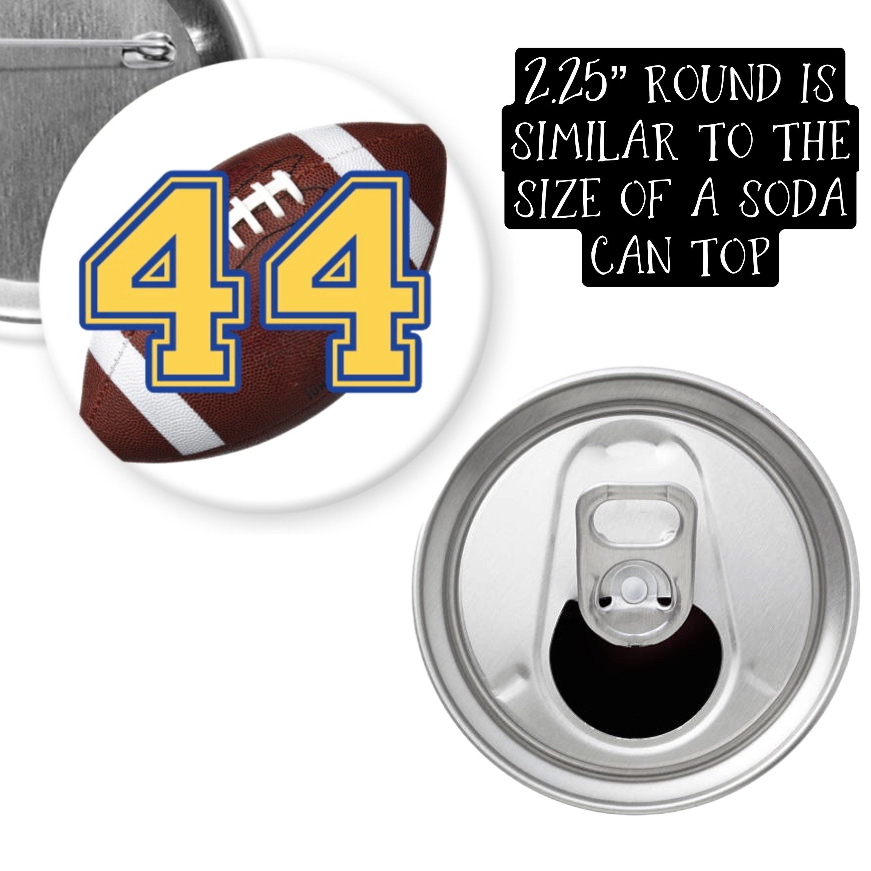 Personalized Sports Team Pinback Button - 2.25” or 3”